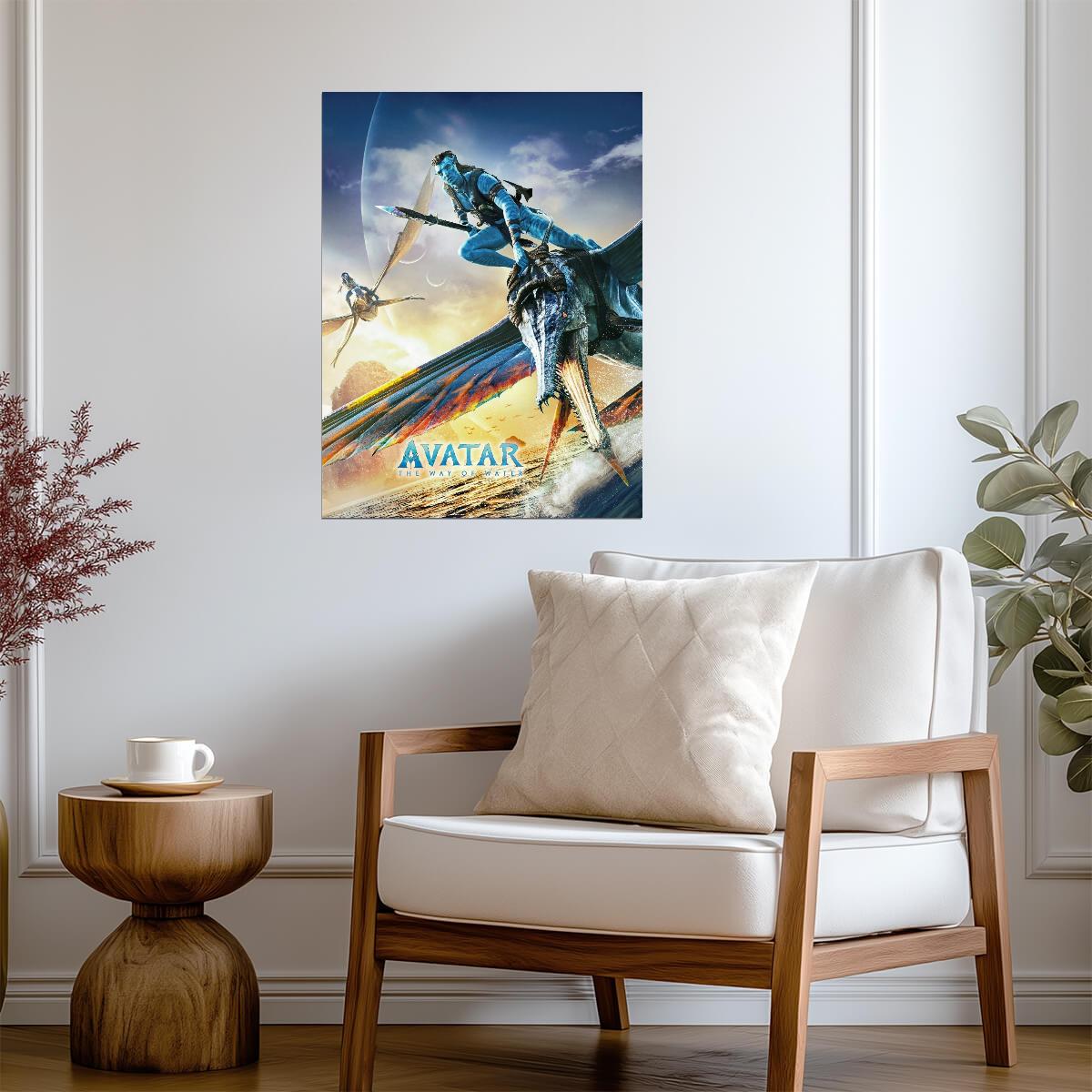Avatar The Way of Water Movie Poster | Banshee Riders over the Waves - Movies & TV Poster