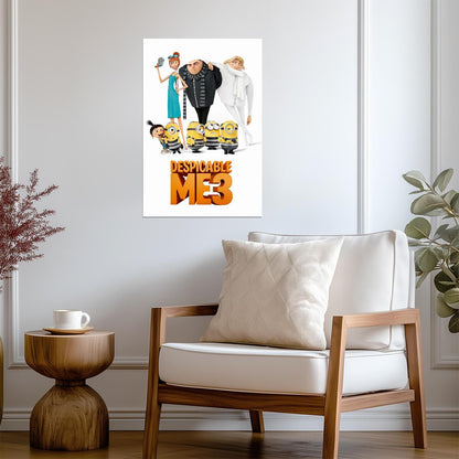 Despicable Me 3 Movie Poster | Gru, Lucy, Dru and the Girls - Movies & TV Poster