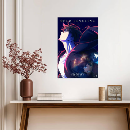 Solo Leveling: ReAwakening Movie Poster | Sung Jinwoo Portrait Collage - Anime Poster