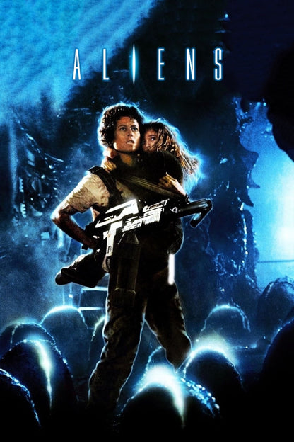 Aliens 1986 Movie Poster | Ripley and Newt Print - Movies & TV Poster