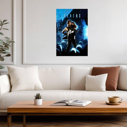 Aliens 1986 Movie Poster | Ripley and Newt Print - Movies & TV Poster