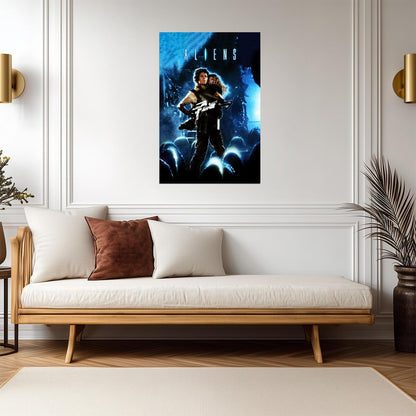 Aliens 1986 Movie Poster | Ripley and Newt Print - Movies & TV Poster