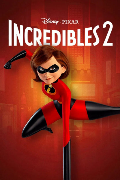 Incredibles 2 Movie Poster | Elastigirl Stretching - Movies & TV Poster