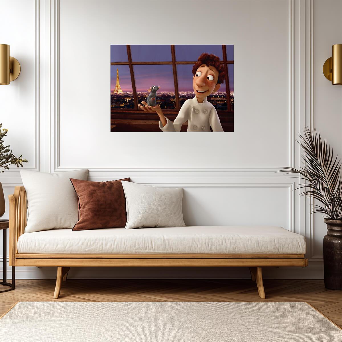 Ratatouille Movie Poster | Linguini and Remy at the Window - Movies & TV Poster