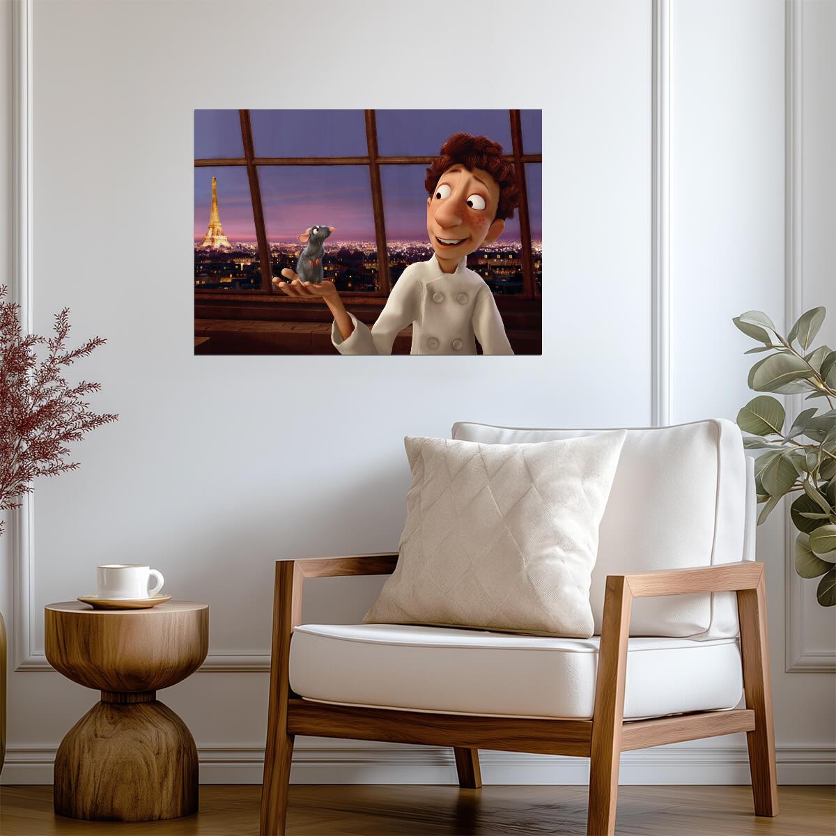Ratatouille Movie Poster | Linguini and Remy at the Window - Movies & TV Poster