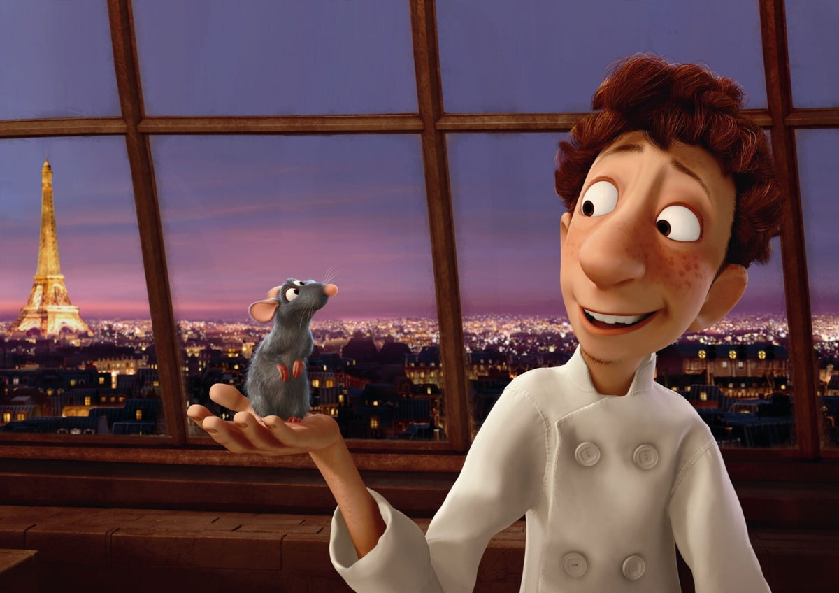 Ratatouille Movie Poster | Linguini and Remy at the Window - Movies & TV Poster