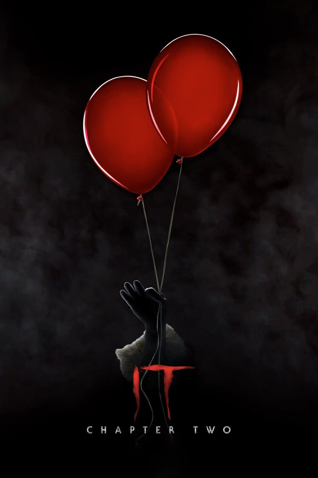 IT Chapter Two Movie Poster | Two Red Balloons and a Reaching Hand - Movies & TV Poster