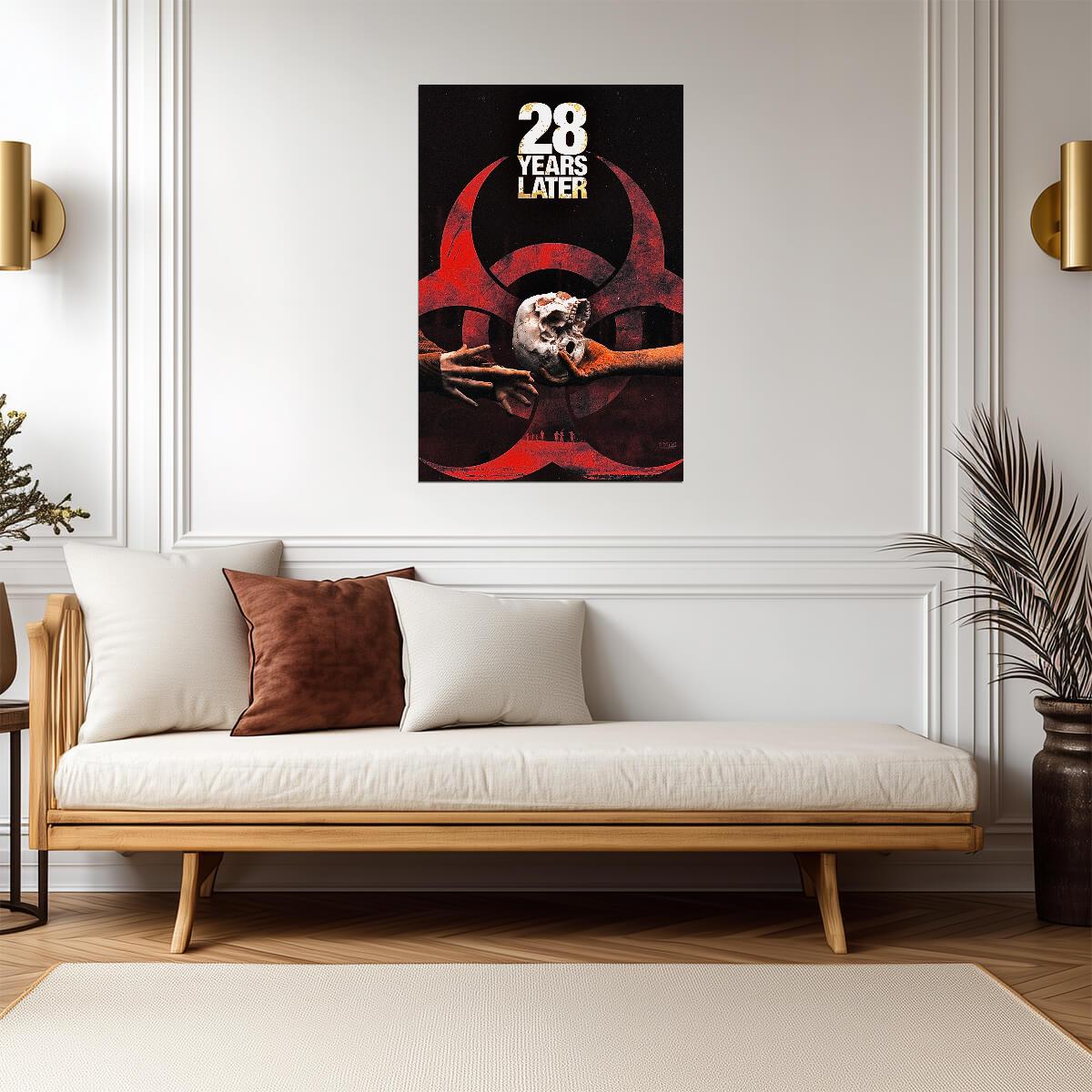 28 Years Later Poster | Hand Holding a Skull Graphic Print - Movies & TV Poster