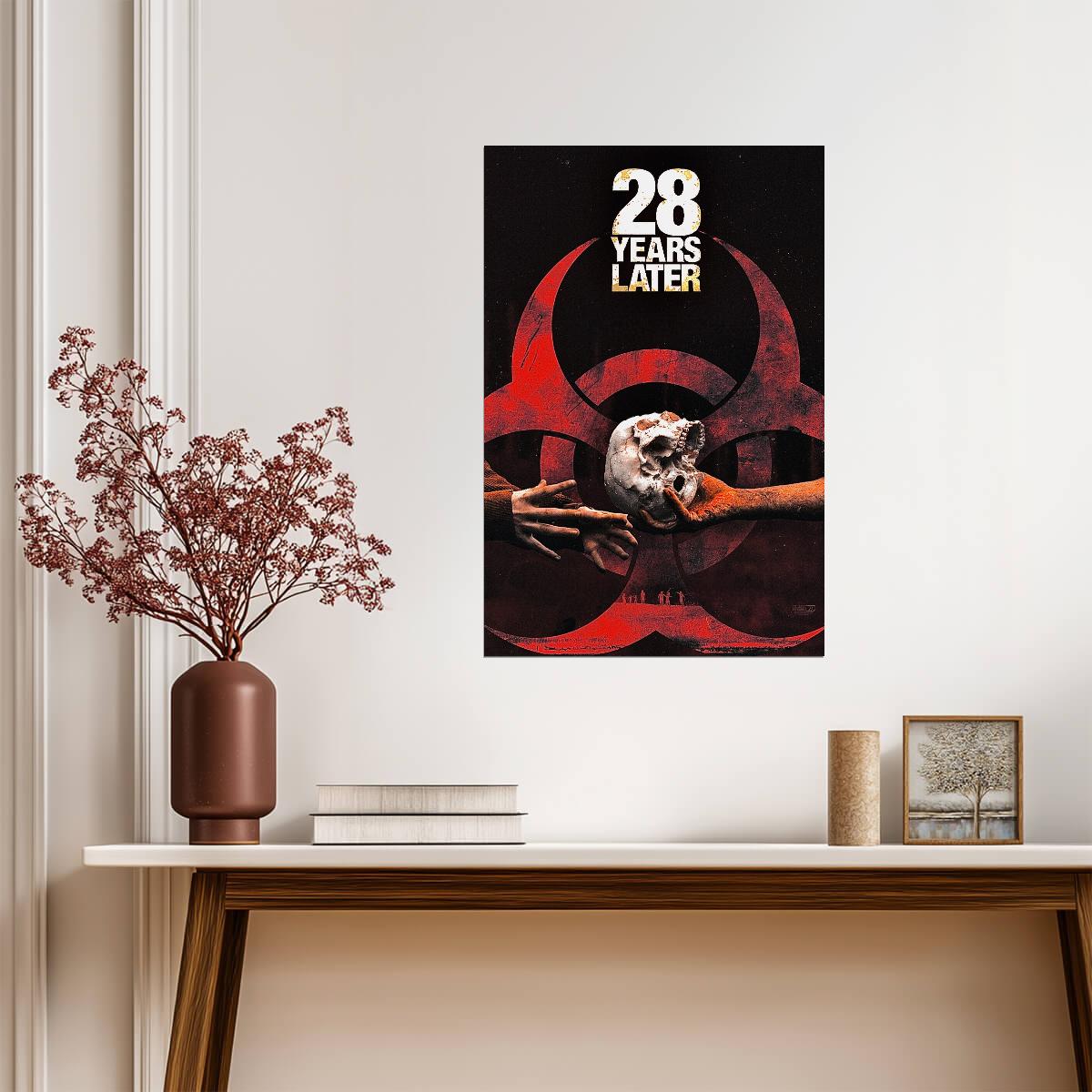 28 Years Later Poster | Hand Holding a Skull Graphic Print - Movies & TV Poster