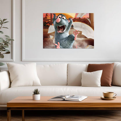 Ratatouille Movie Poster | Remy in the Dining Room - Movies & TV Poster