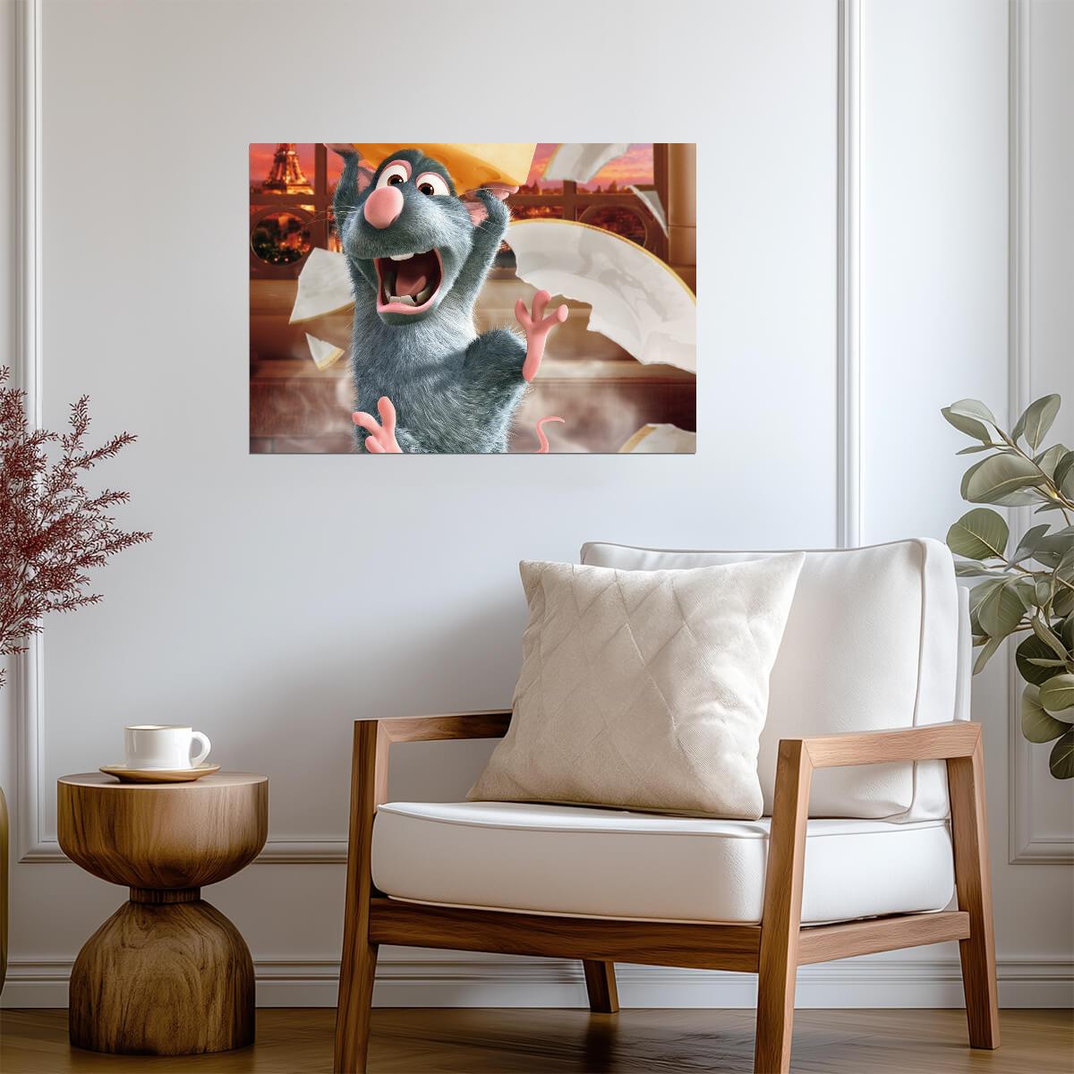 Ratatouille Movie Poster | Remy in the Dining Room - Movies & TV Poster