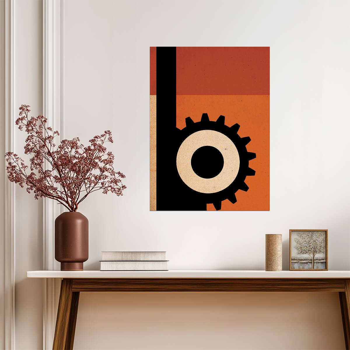 A Clockwork Orange Cog Eye Poster | Book Cover Illustration - Graphic & Art Poster