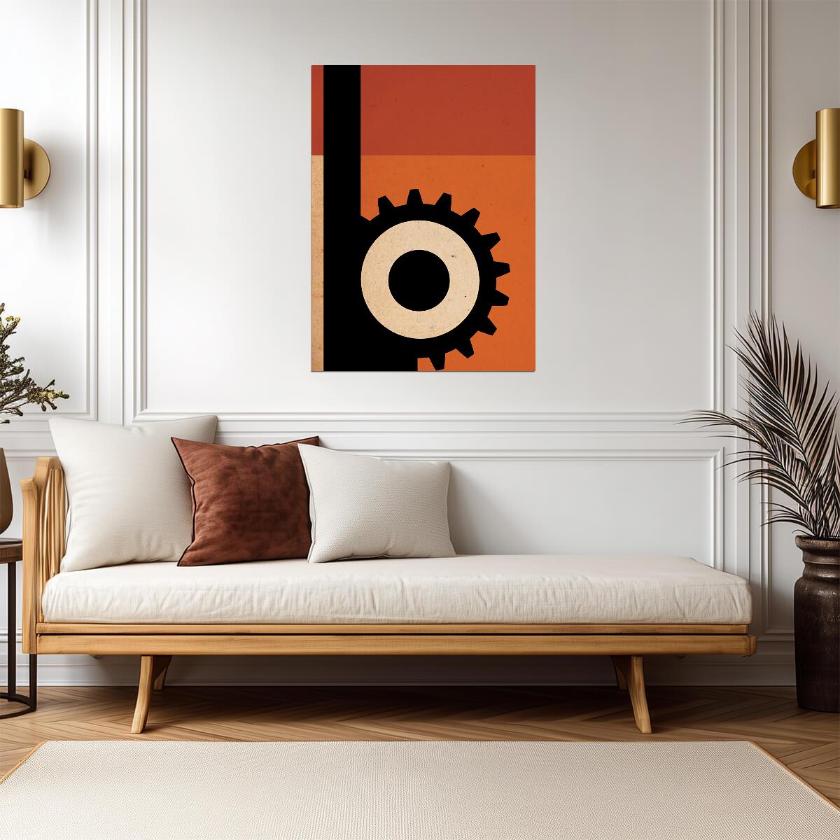 A Clockwork Orange Cog Eye Poster | Book Cover Illustration - Graphic & Art Poster
