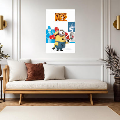Despicable Me 2 Movie Poster | Fire Alarm Minion - Movies & TV Poster