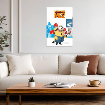 Despicable Me 2 Movie Poster | Fire Alarm Minion - Movies & TV Poster