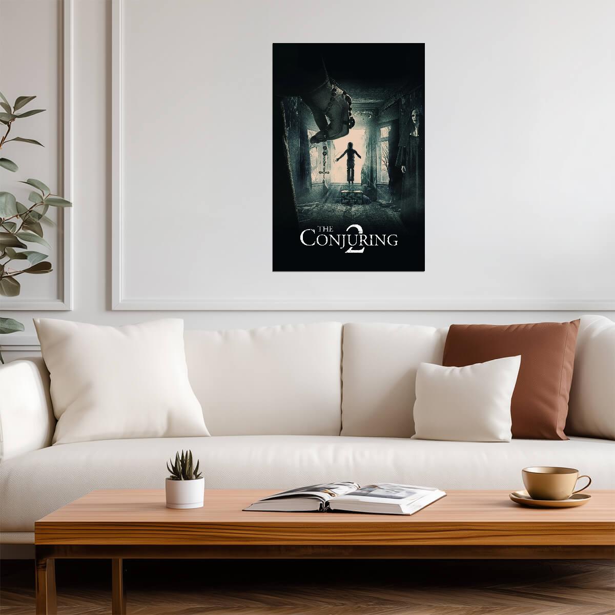 The Conjuring 2 Movie Poster | Girl Levitating at the Window - Movies & TV Poster