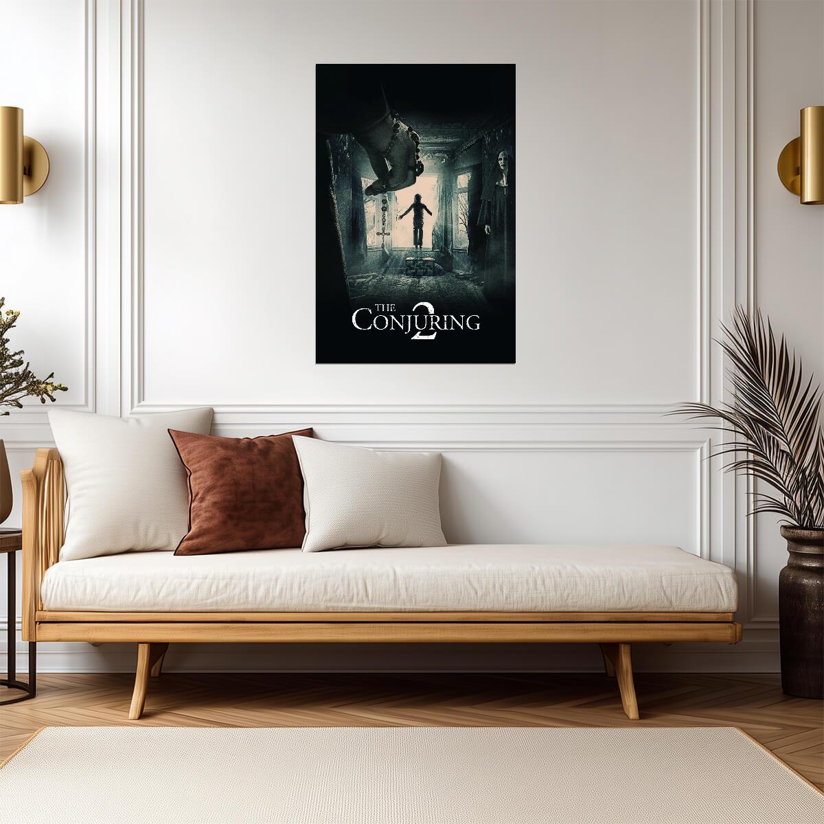 The Conjuring 2 Movie Poster | Girl Levitating at the Window - Movies & TV Poster