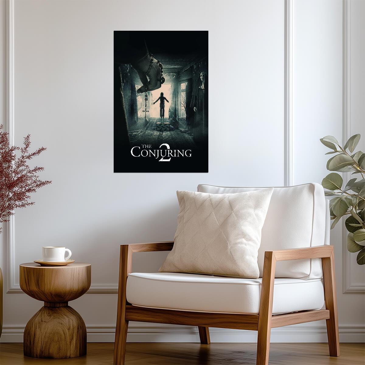 The Conjuring 2 Movie Poster | Girl Levitating at the Window - Movies & TV Poster