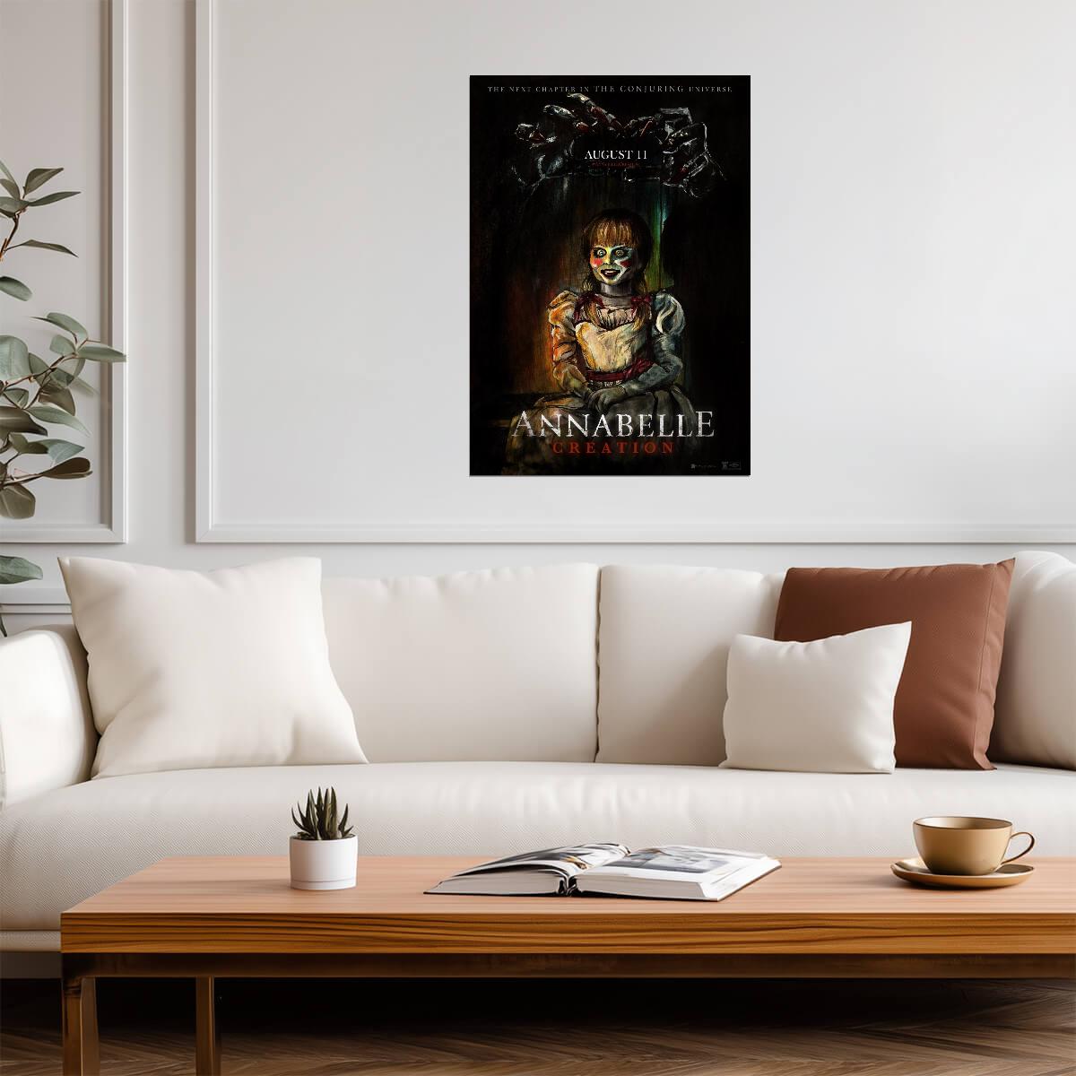 Annabelle Creation Movie Poster | Mechanical Hands Art Print - Movies & TV Poster