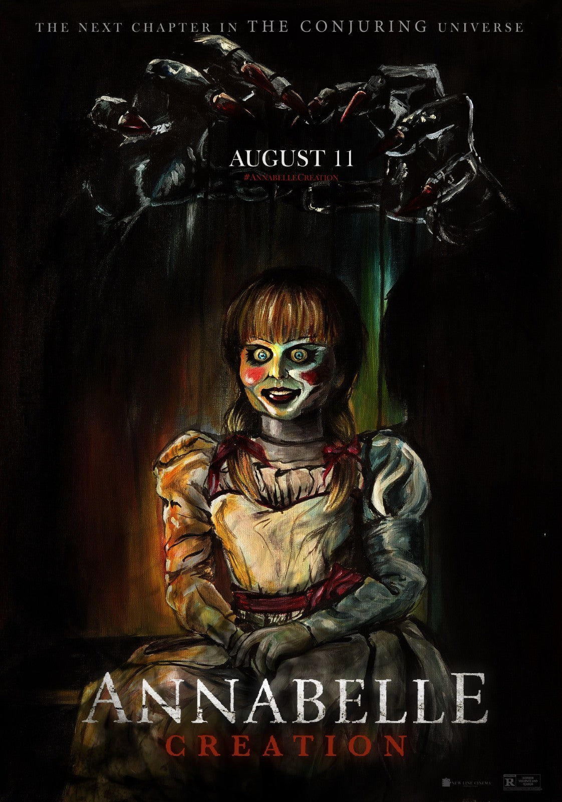 Annabelle Creation Movie Poster | Mechanical Hands Art Print - Movies & TV Poster