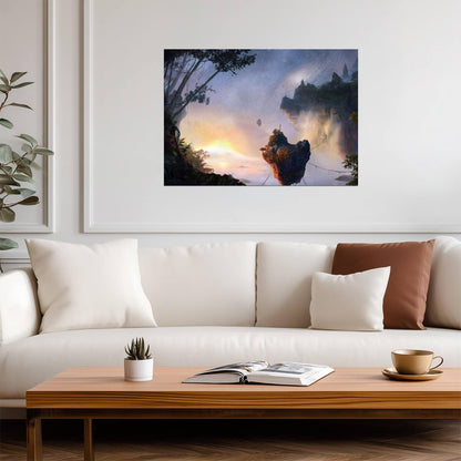 Avatar 2009 Movie Poster | Sunrise above a Floating Mountain - Movies & TV Poster