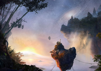 Avatar 2009 Movie Poster | Sunrise above a Floating Mountain - Movies & TV Poster