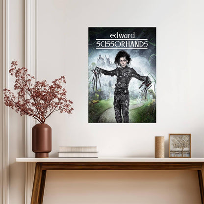 Edward Scissorhands Movie Poster | Edward in the Castle Garden - Movies & TV Poster
