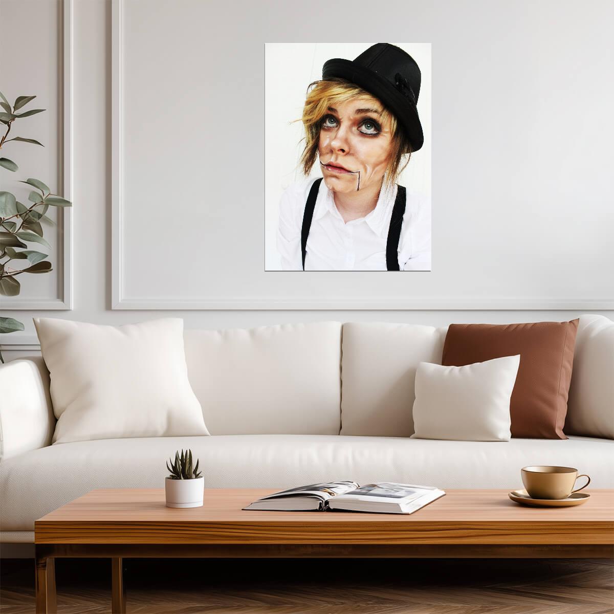 A Clockwork Orange Costume Poster | Bowler Hat Cosplay Portrait - Movies & TV Poster