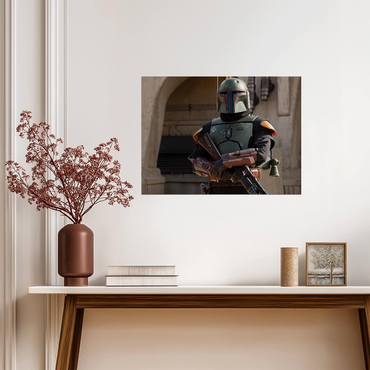 The Book of Boba Fett TV Series Poster | Boba Fett beneath the Archway - Movies & TV Poster