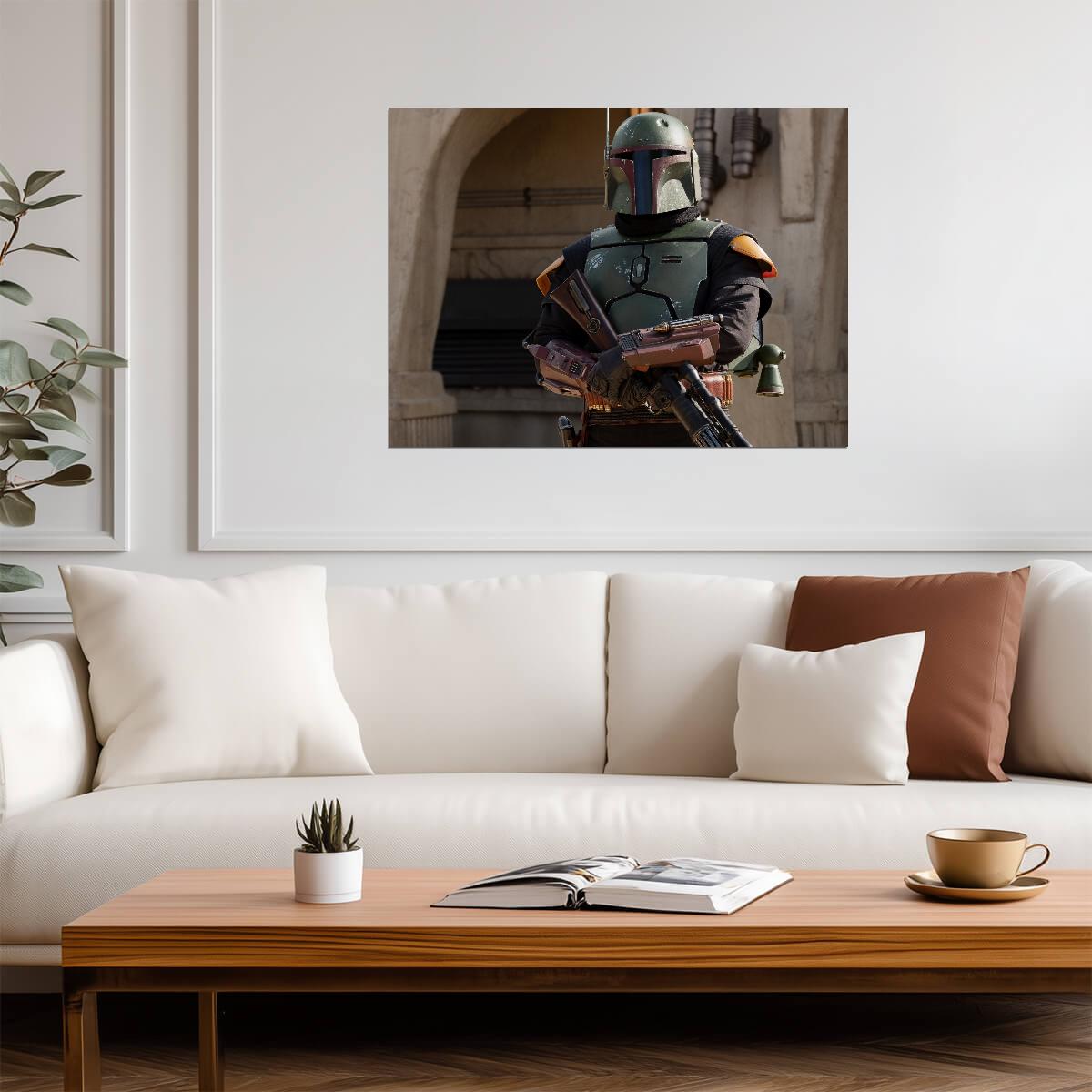 The Book of Boba Fett TV Series Poster | Boba Fett beneath the Archway - Movies & TV Poster