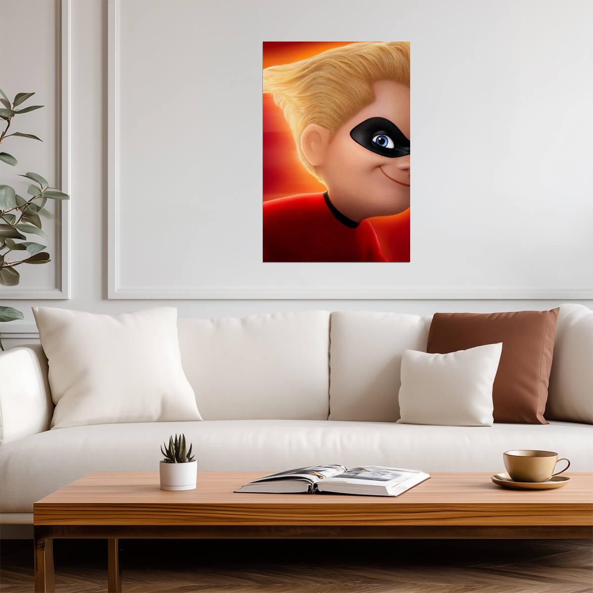 Incredibles 2 Movie Poster | Dash Close-Up - Movies & TV Poster