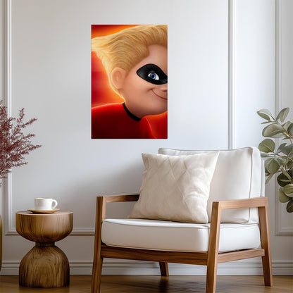 Incredibles 2 Movie Poster | Dash Close-Up - Movies & TV Poster