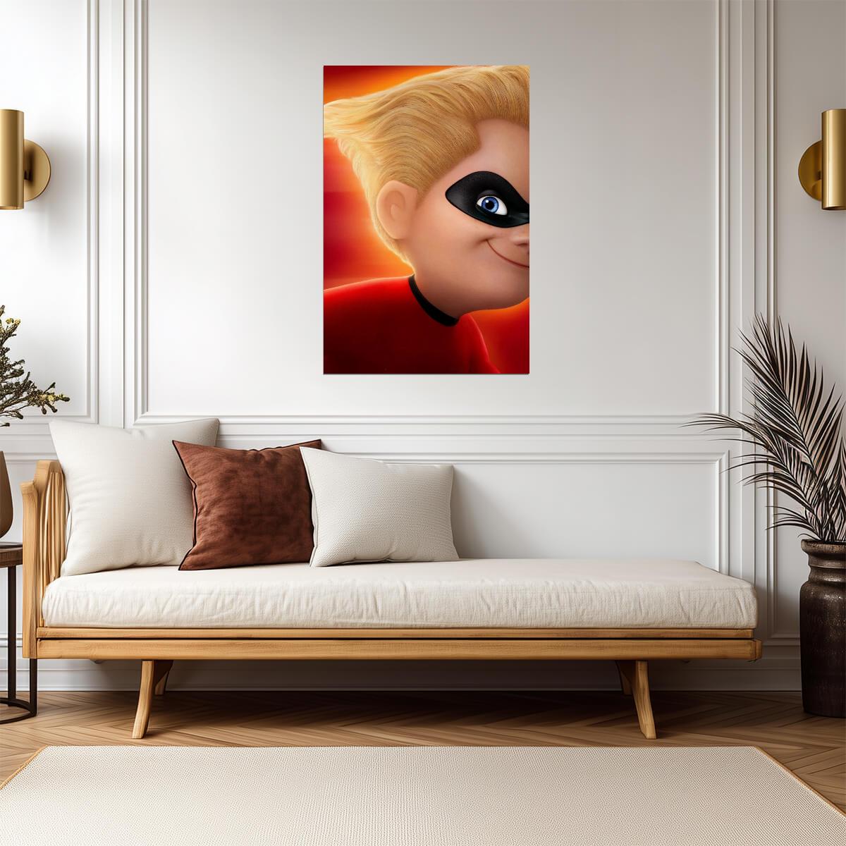 Incredibles 2 Movie Poster | Dash Close-Up - Movies & TV Poster