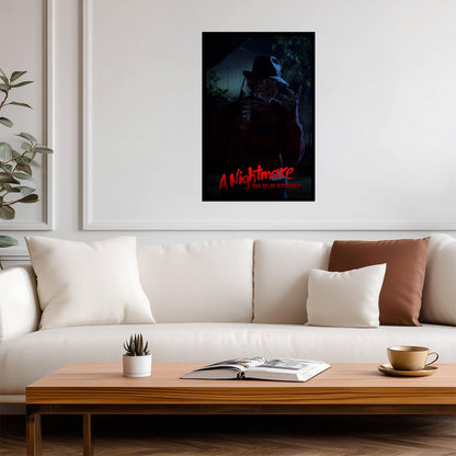 A Nightmare on Elm Street Poster | Freddy Krueger in the Shadows - Movies & TV Poster