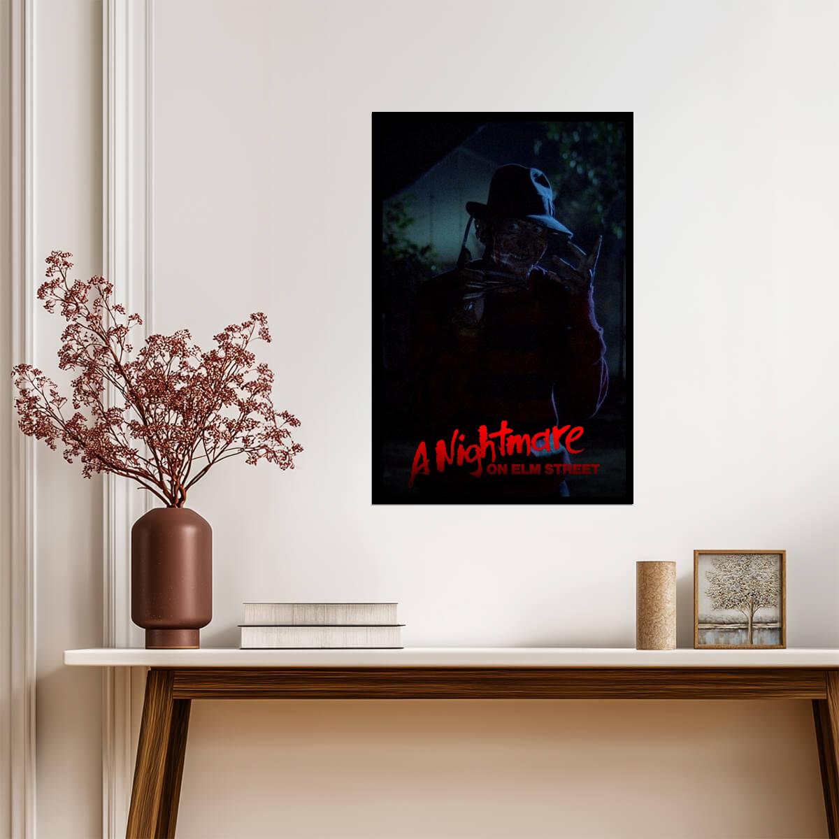 A Nightmare on Elm Street Poster | Freddy Krueger in the Shadows - Movies & TV Poster