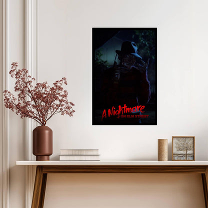 A Nightmare on Elm Street Poster | Freddy Krueger in the Shadows - Movies & TV Poster