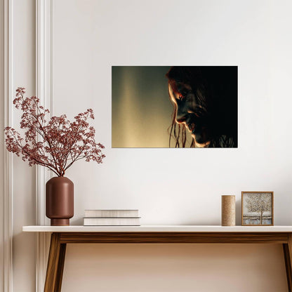 Evil Dead Rise Movie Poster | Possessed Ellie in a Backlit Profile - Movies & TV Poster