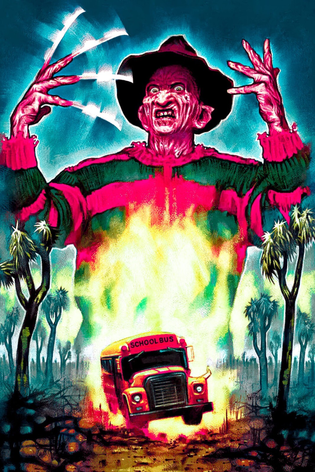 A Nightmare on Elm Street 2: Freddy's Revenge Poster | School Bus Art - Movies & TV Poster
