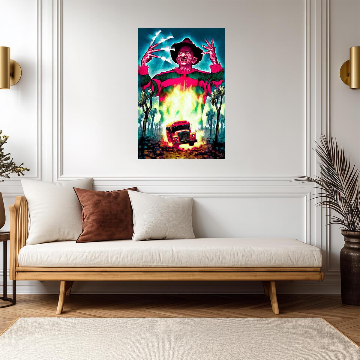 A Nightmare on Elm Street 2: Freddy's Revenge Poster | School Bus Art - Movies & TV Poster