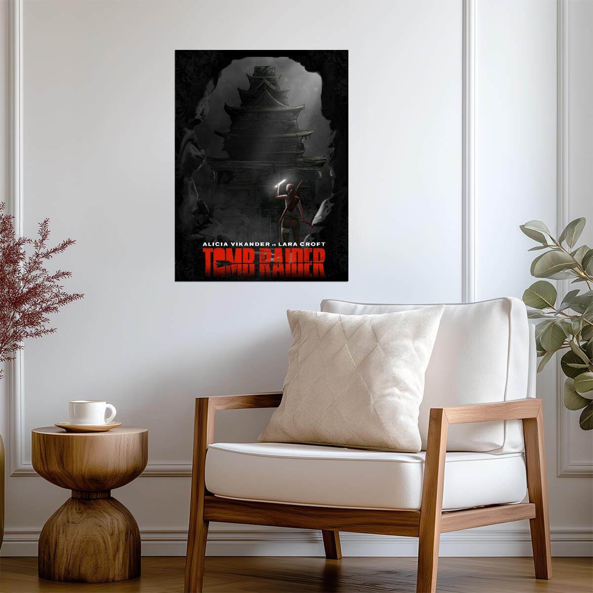 Tomb Raider 2018 Movie Poster | Lara Croft Beneath an Ancient Tower - Movies & TV Poster