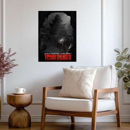 Tomb Raider 2018 Movie Poster | Lara Croft Beneath an Ancient Tower - Movies & TV Poster