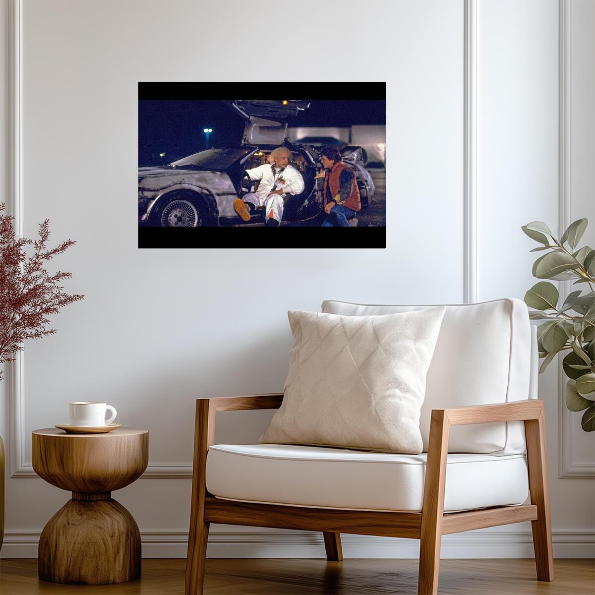 Back to the Future Movie Poster | Doc and Marty by the DeLorean - Movies & TV Poster