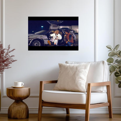 Back to the Future Movie Poster | Doc and Marty by the DeLorean - Movies & TV Poster