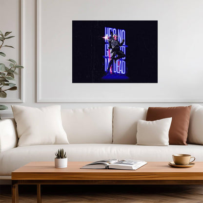 Boba Fett Star Wars Poster | Neon No Good to Me Dead Graphic - Movies & TV Poster