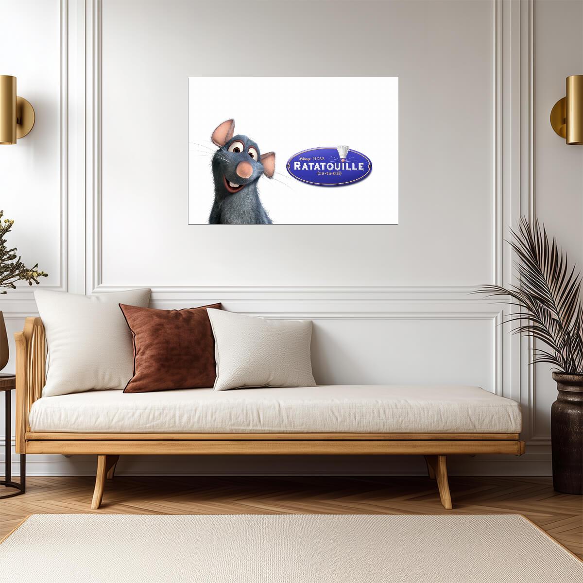 Ratatouille Movie Poster | Remy and the Film Logo - Movies & TV Poster