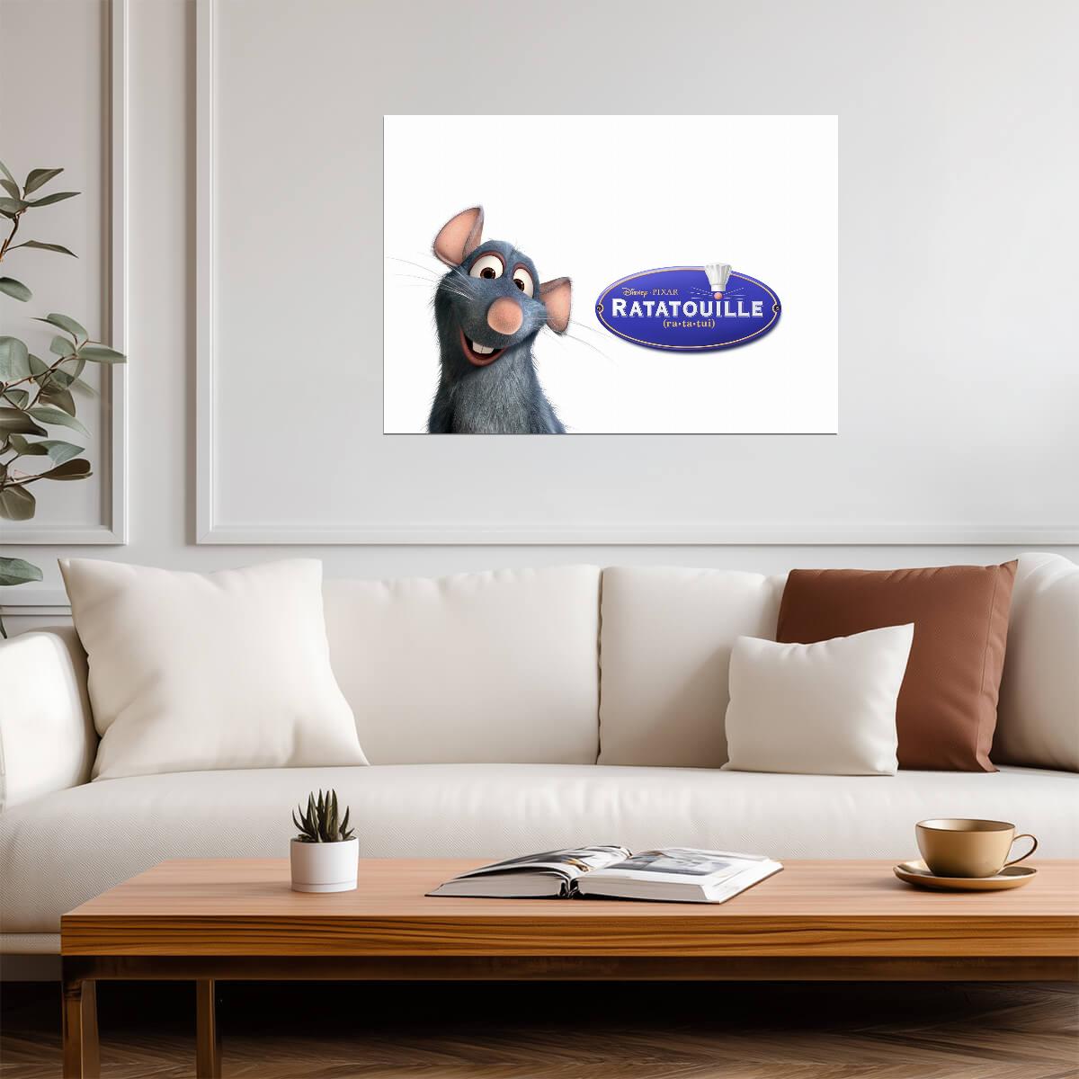 Ratatouille Movie Poster | Remy and the Film Logo - Movies & TV Poster