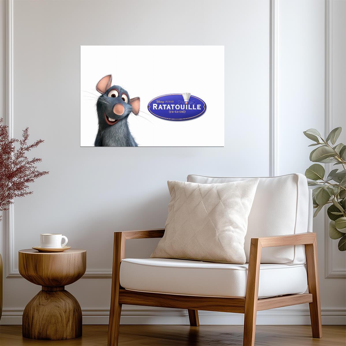 Ratatouille Movie Poster | Remy and the Film Logo - Movies & TV Poster