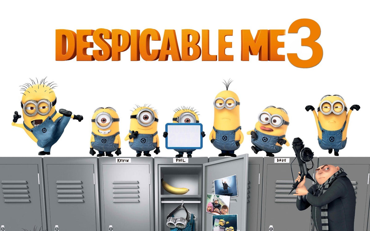 Despicable Me 3 Movie Poster | Minions at the Lockers - Movies & TV Poster
