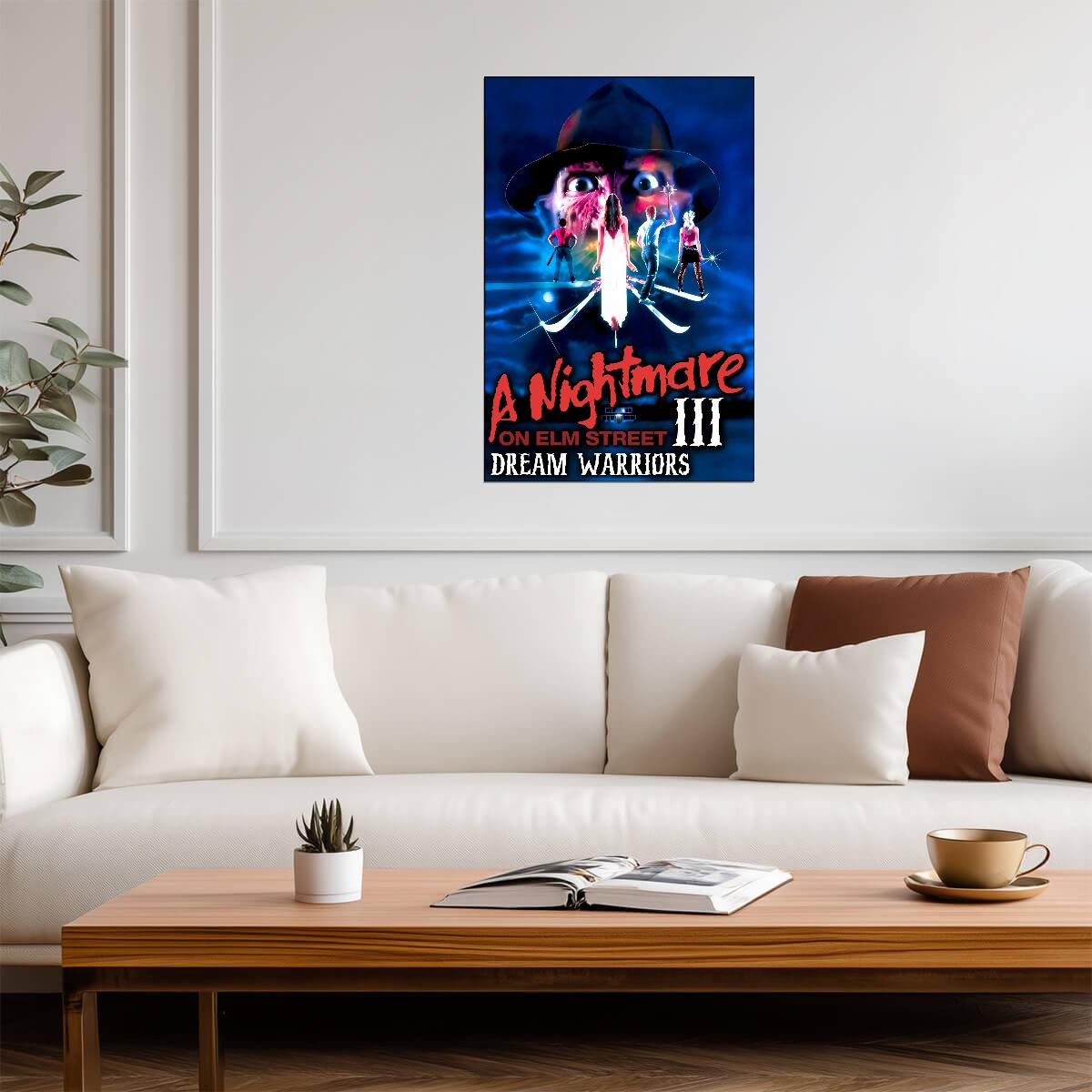 A Nightmare on Elm Street 3: Dream Warriors Poster | Horror Art Print - Movies & TV Poster