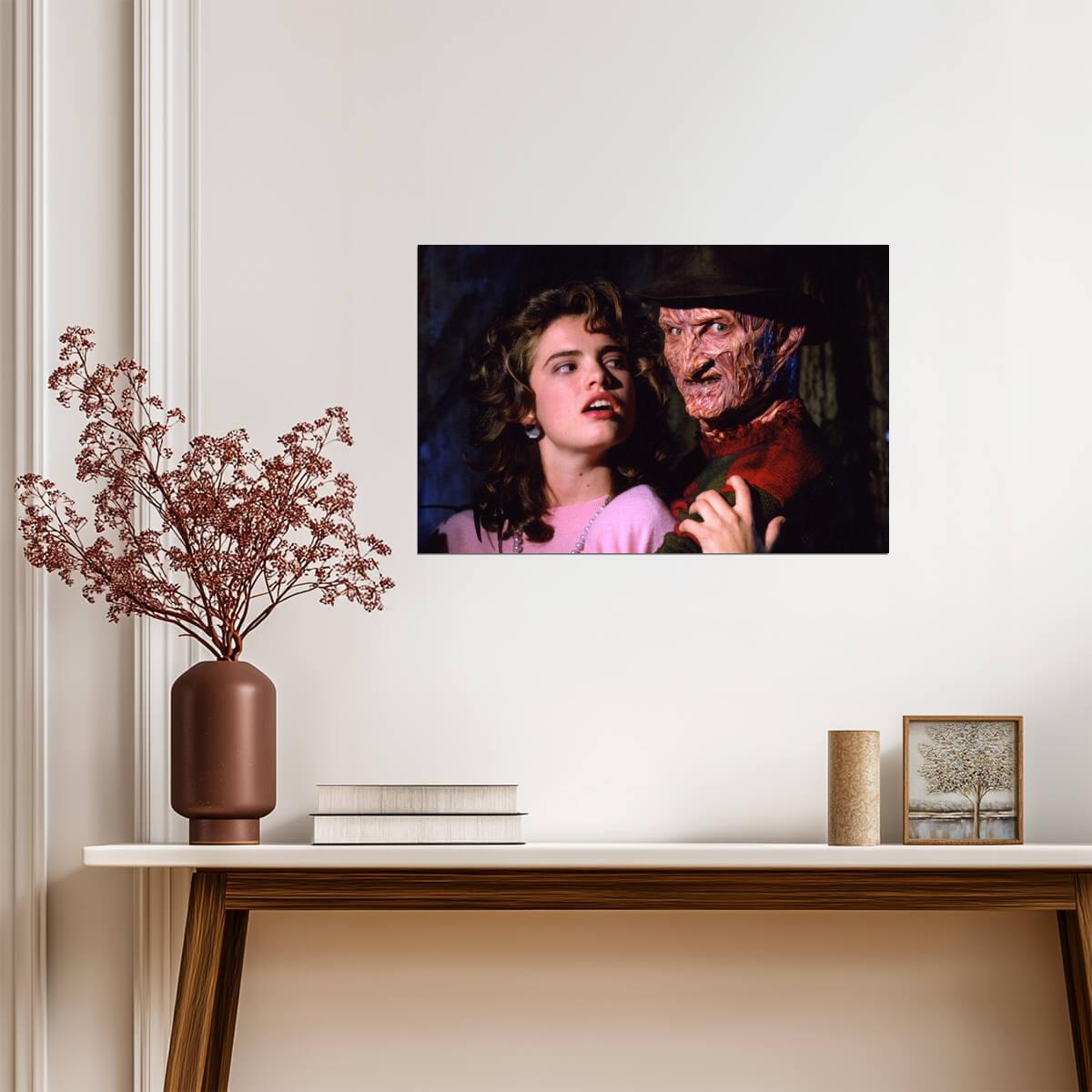 Freddy Krueger Poster | Nightmare on Elm Street Movie Scene - Movies & TV Poster